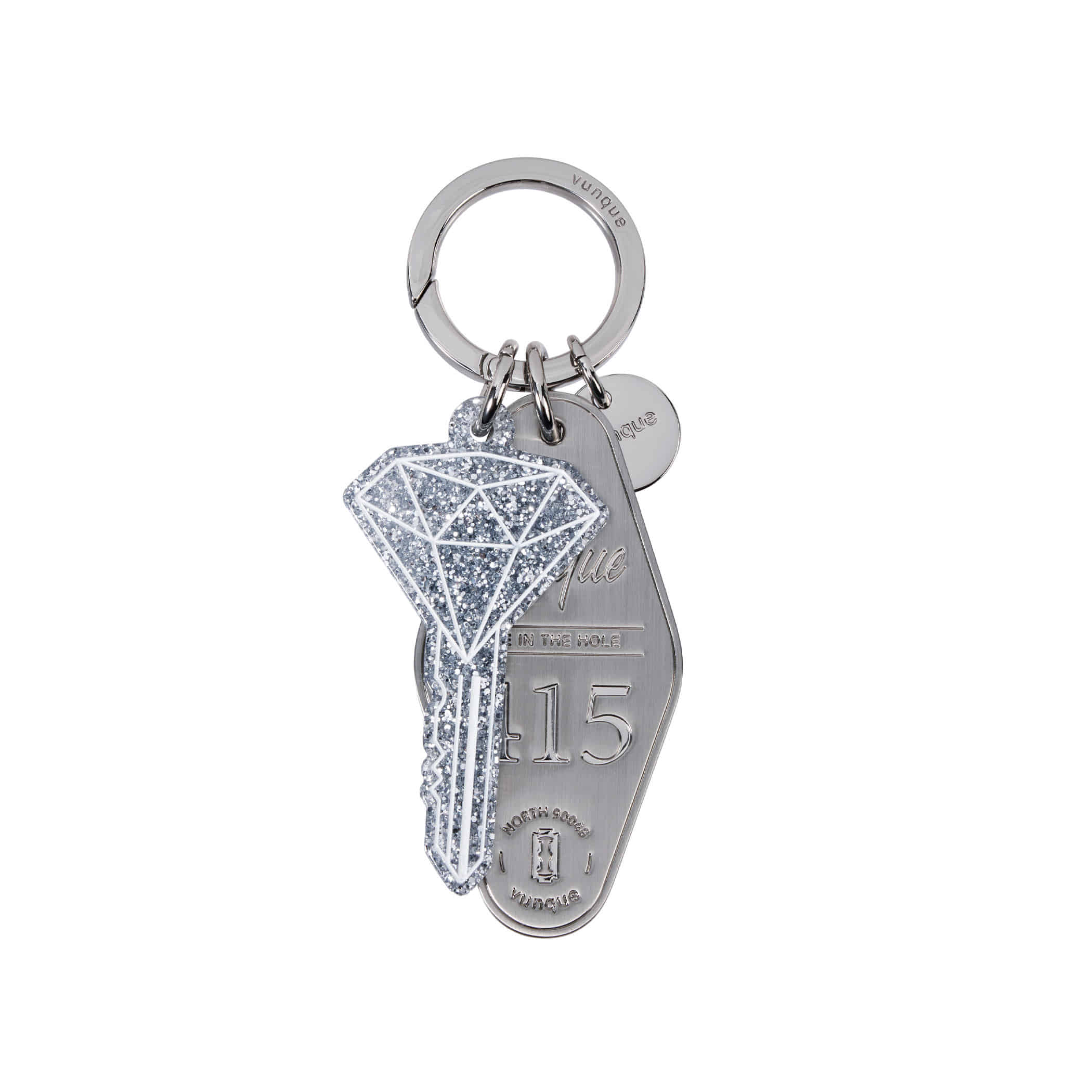 Diamond Key Charm (다이아몬드 키 참) Silver