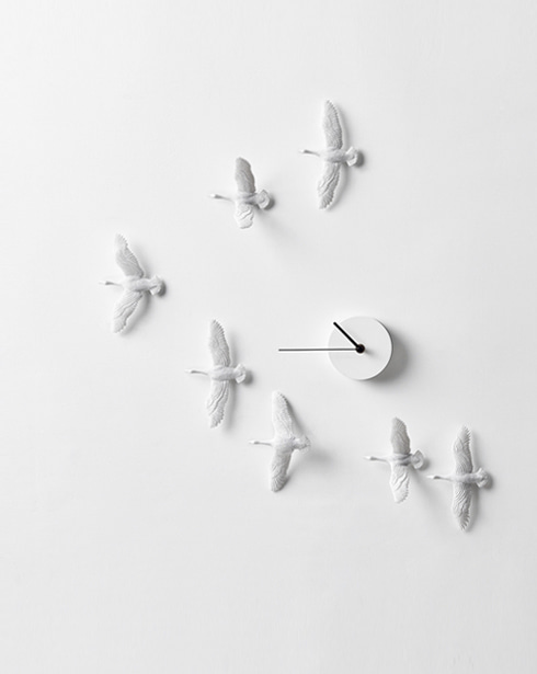 [하오시] 철새 벽시계_V형 Migrantbird Clock V Form