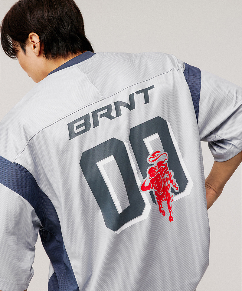 ★2024SS新作★BORN TO WIN★SILVER B OVER FIT T-SHIRTS TOP - T-SHIRTS - BORNTOWIN