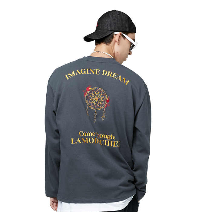 LamodeChief21SS DREAM CATCHER LONG SIEEVES (charcoal)