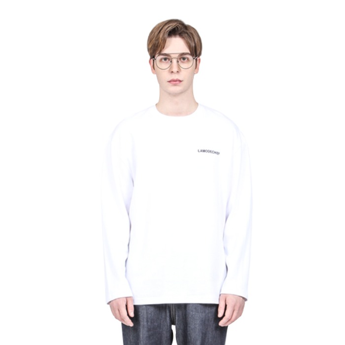 LamodeChiefLAMO signature long sleeve T-shirt (WHITE)