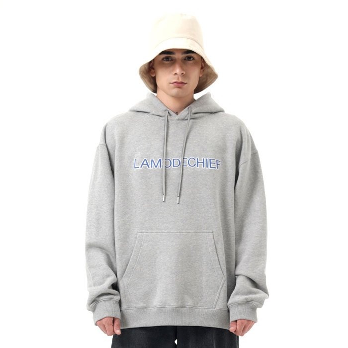 LamodeChiefLAMO heritage oversized hoodie (Gray)
