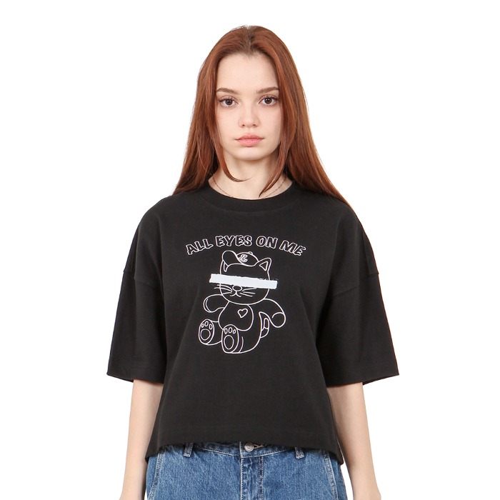 LamodeChiefLAMC ALL EYES ON ME CROP SHORT SLEEVE (BLACK)