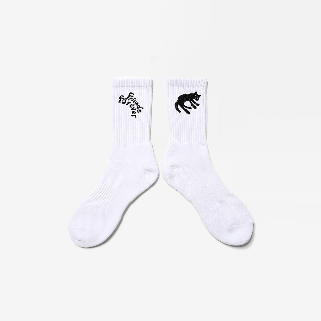 white sports socks
