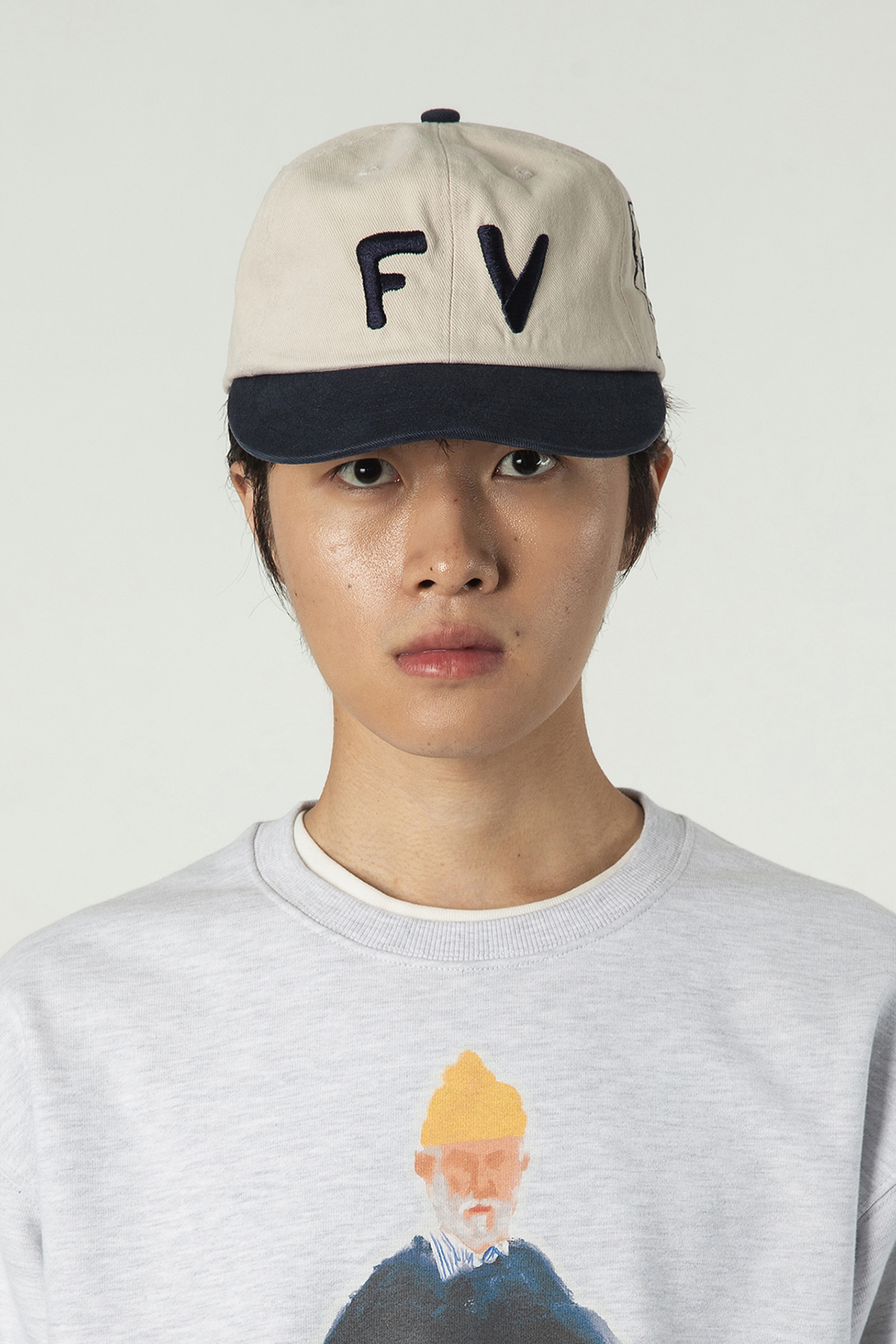 FV BALL CAP (IVORY NAVY)