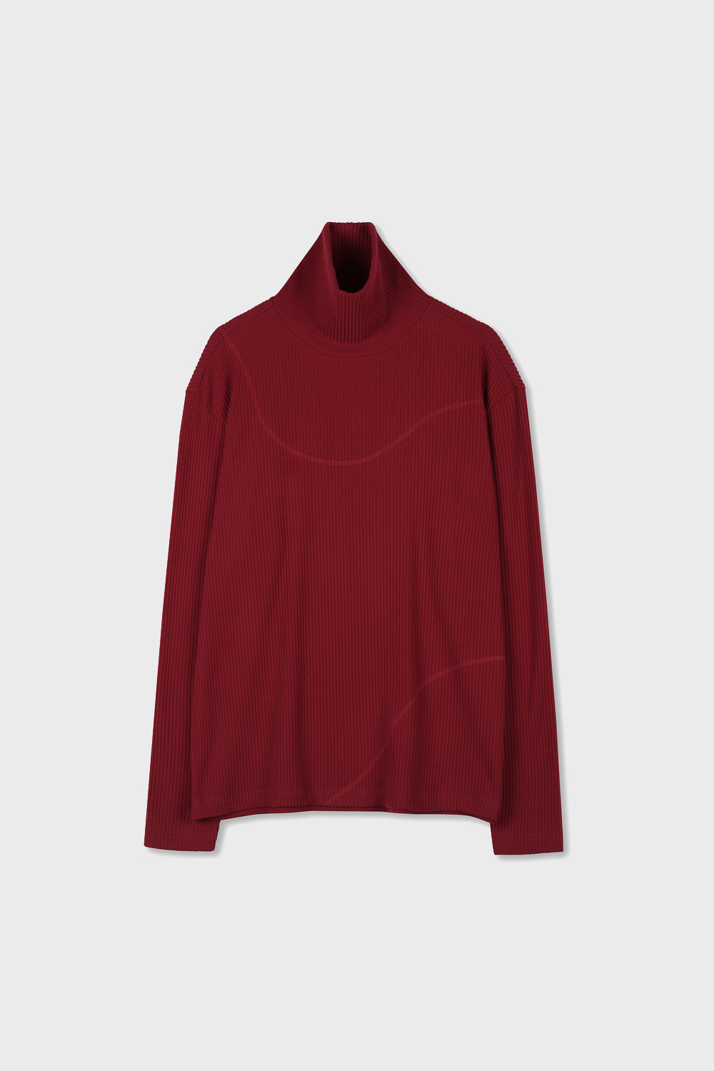 TURTLE NECK T-SHIRT (RED)