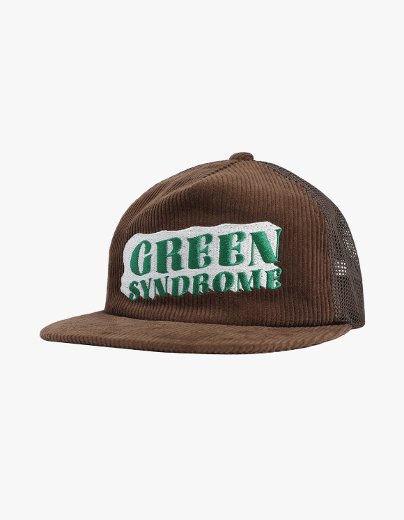 Green Syndrome Corduroy Mesh Cap - Brown | HEIGHTS. | International Store