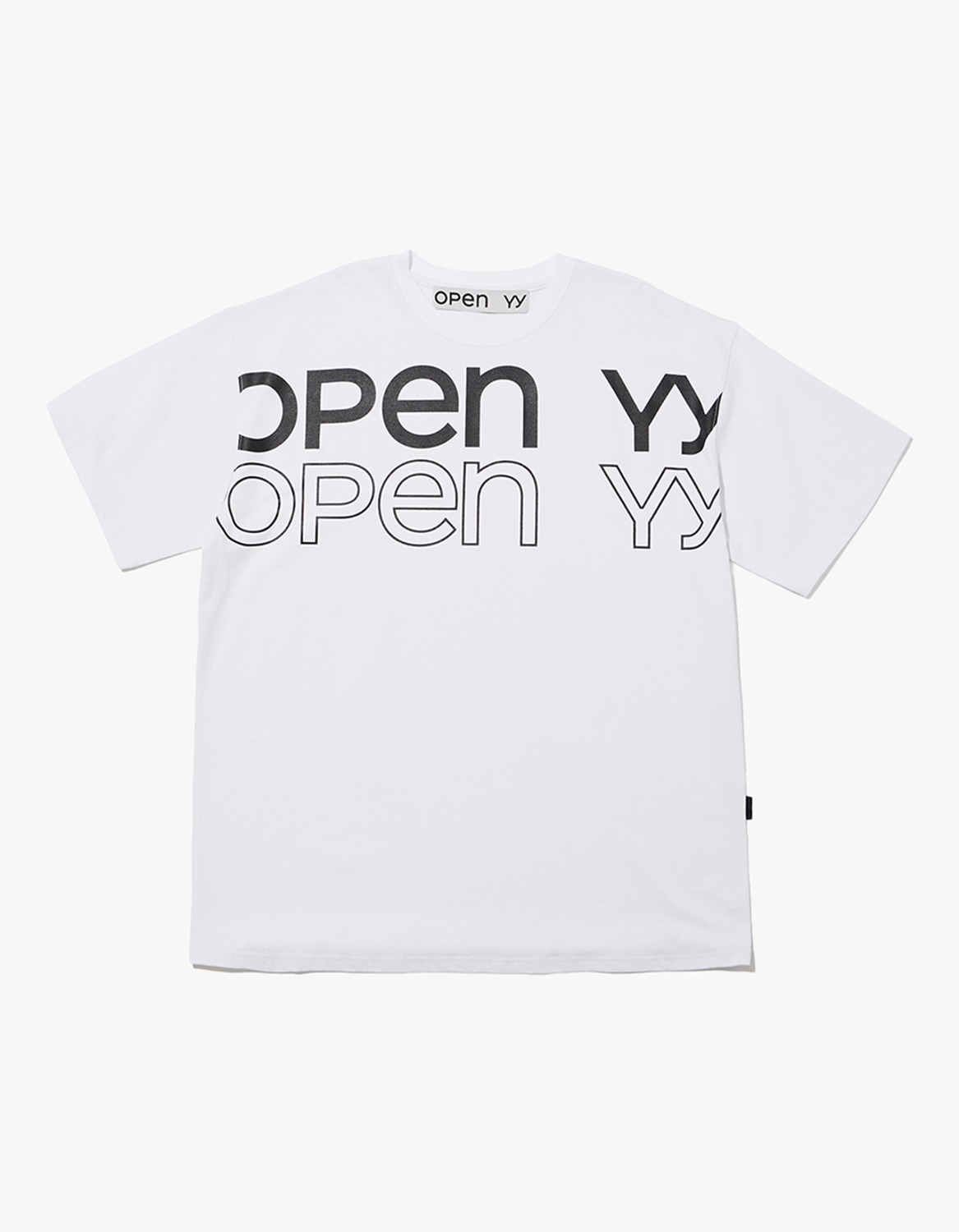 トップス OPEN YY TEE, WHITE White Knotted T-Shirt by OPEN YY on Sale
