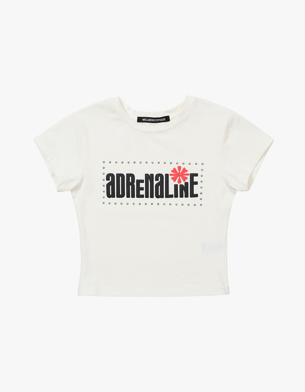 WELLBEING EXPRESS Wellbeing Is Better Half Sleeve - White