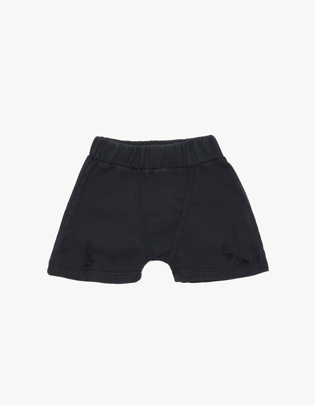 【604SERVICE】 DISTRESSED SHORTS IN PIGMENT WASHED BLUE 604SERVICE Distressed Shorts - Pigment Washed Blue | 하이츠