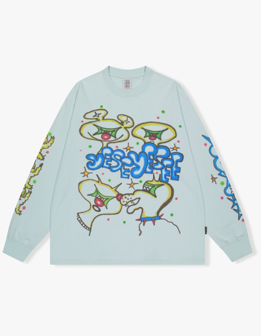 ◇YESEYESEE◇ Tulrexx Air Brushed LS Slate yeseyesee Tulrexx Air Brushed L/S - Slate | 하이츠스토어