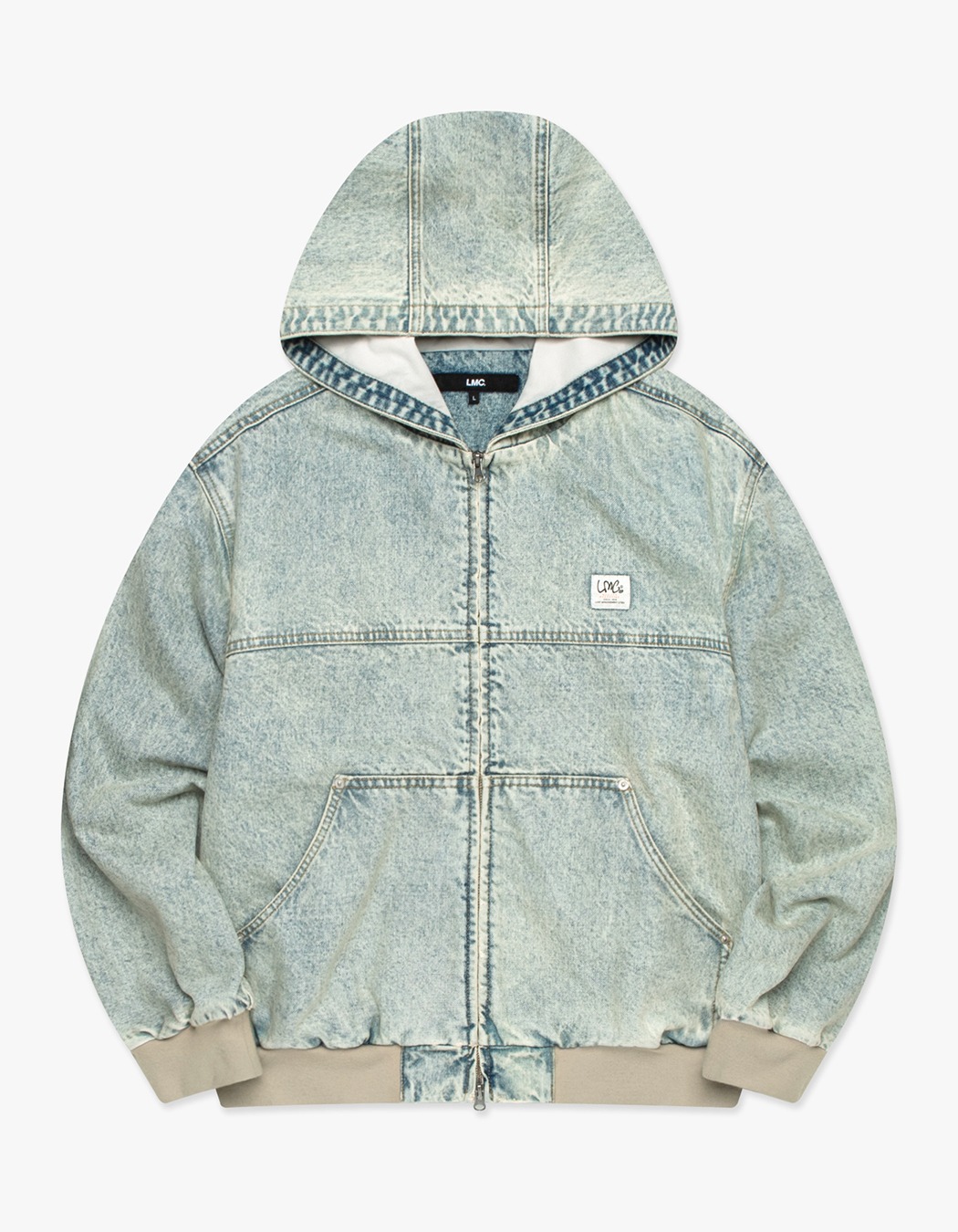 LMC Denim Work Hoodie Jacket - Gray | 하이츠스토어