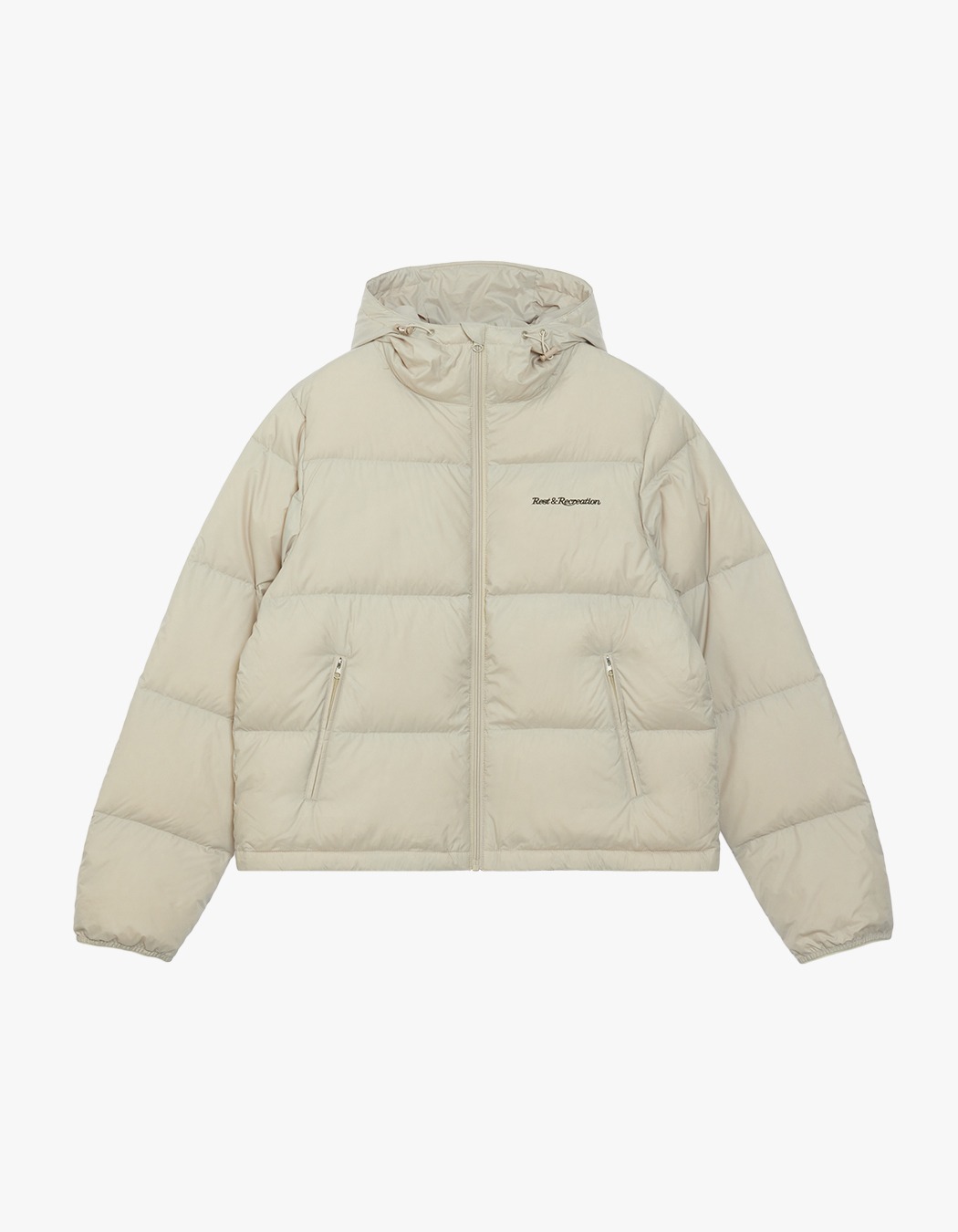 ★韓国人気★Rest & Recreation★LIGHT DOWN JACKET rest & recreation] RR LOGO DOWN JACKET - PINK 正規韓国