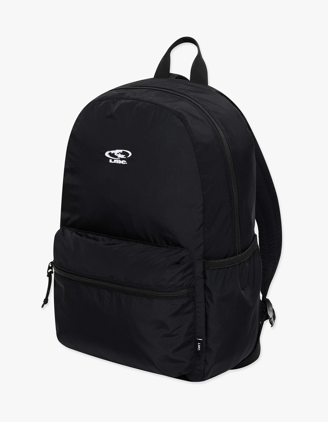 [ LMC ]★25SS★韓国人気★OVAL GLOBE BACKPACK LMC Oval Globe Backpack - Black | 하이츠스토어