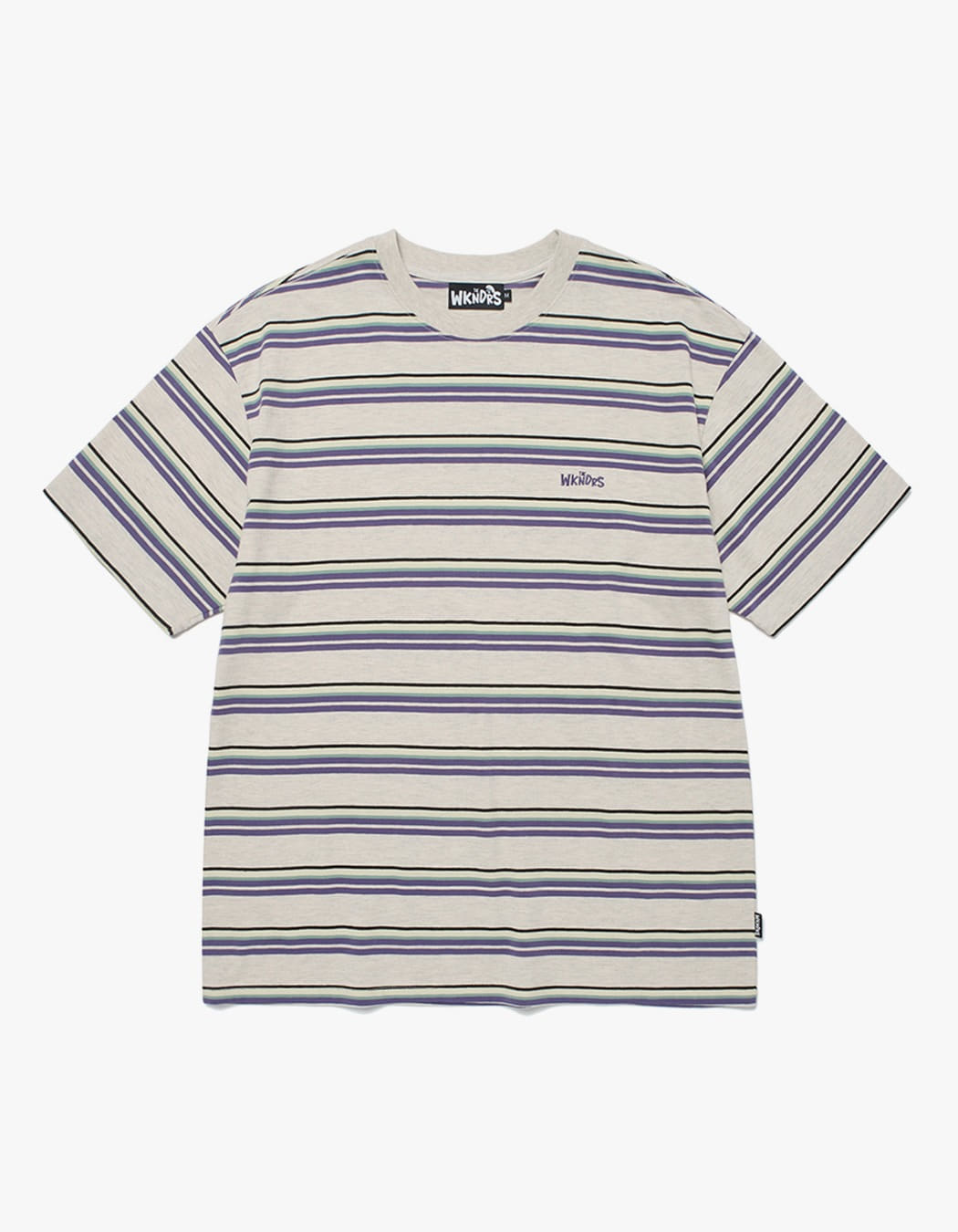 WKNDRS Multi Color Striped T-Shirt - Beige | International Store