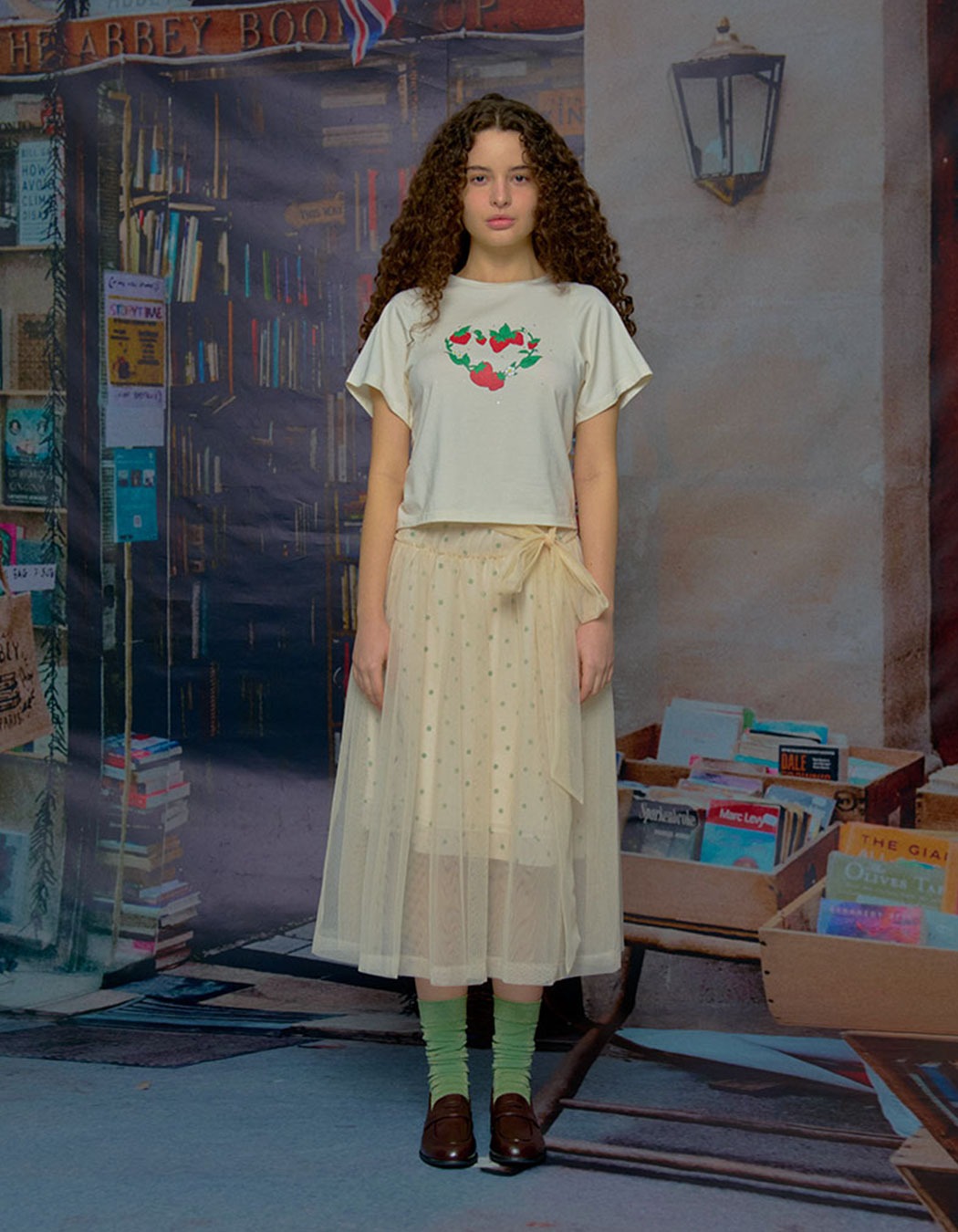 【LOULOUSEOUL】Sha Layered Skirt (2 Colors) LOULOUSEOUL Sha Layered Skirt - Ivory | International Store