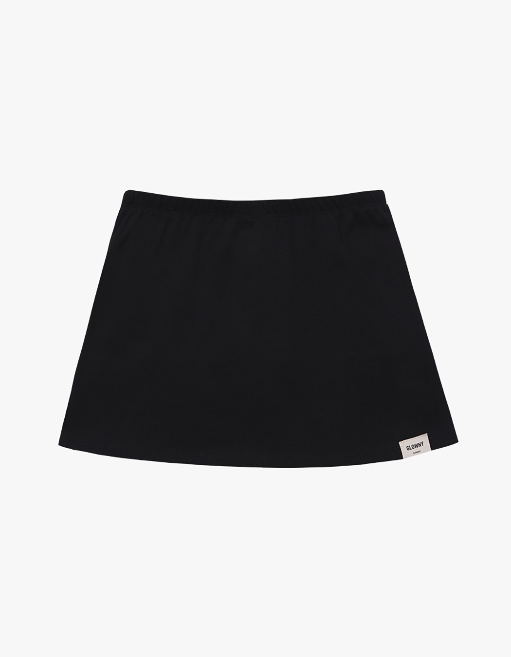 ★ GLOWNY★ G CLASSIC MINI SKIRT GRAY GY23CLASK002 GLOWNY G Classic Mini Skirt - Melange Gray | 하이츠스토어