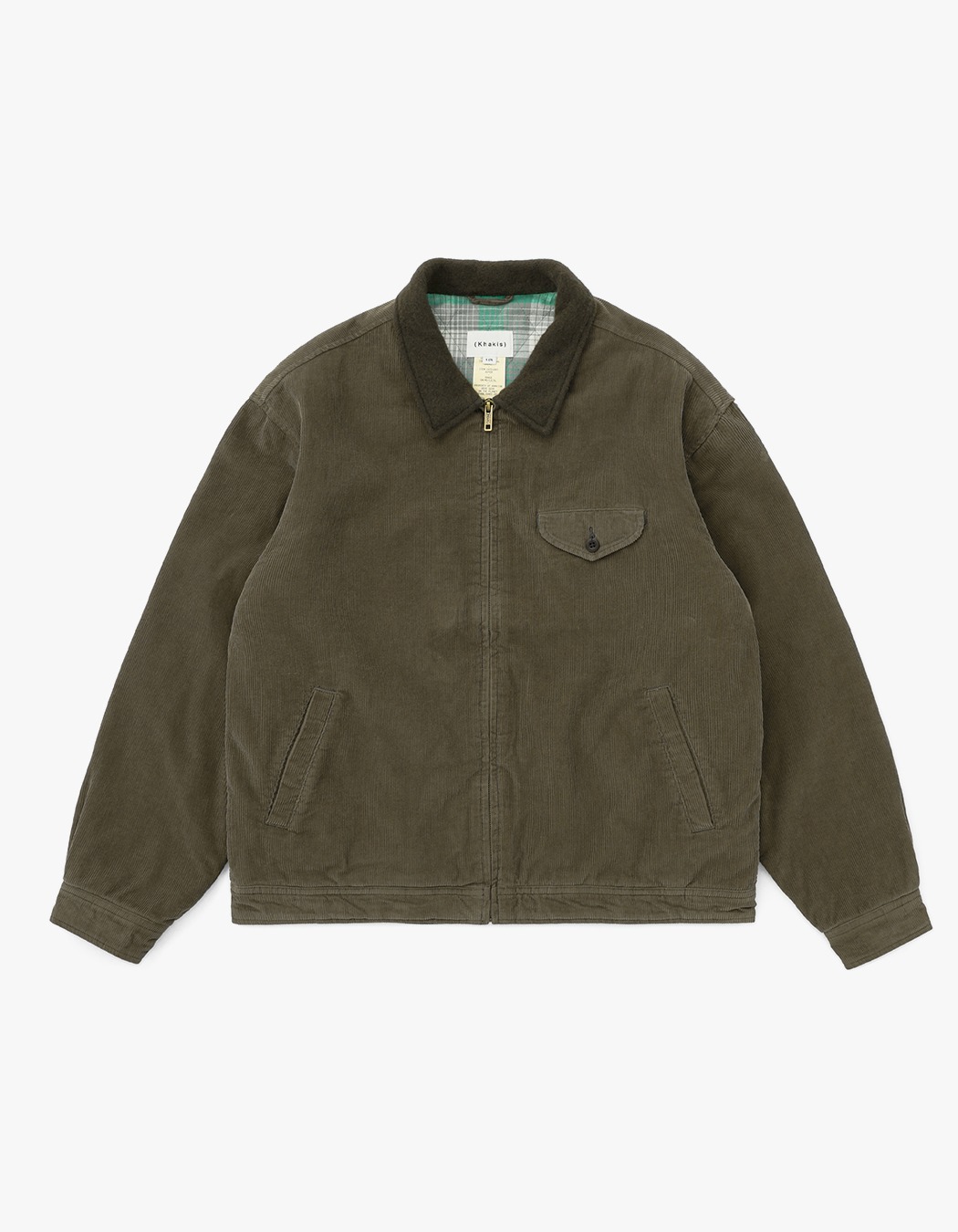 Khakis Corduroy Swing Jacket Sage Lサイズ Khakis [7/6 순차배송] Corduroy Swing Jacket - Black | 하이츠스토어