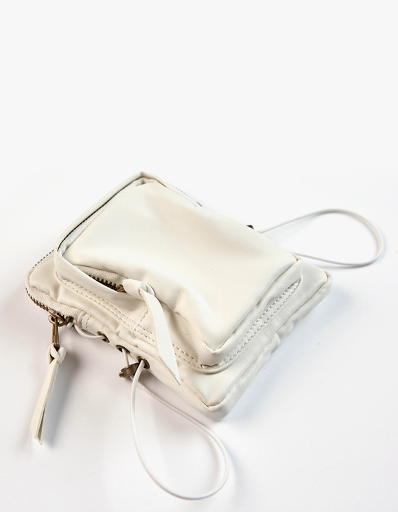 Pleather Mini Bag - White
