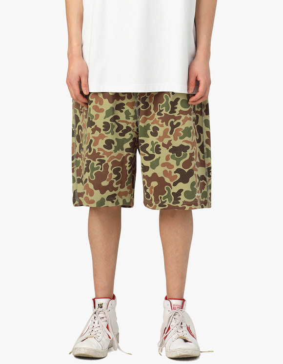 ★2022SS新作★YESEYESEE★SN-Sweat Camo Shorts yeseyesee SN-Sweat Camo Shorts - Jungle | International Store
