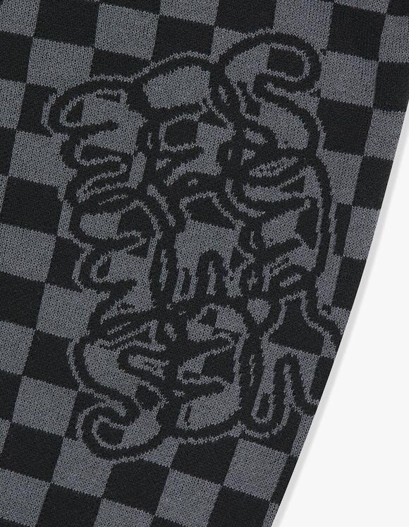 アウターその他 YESEYESEE YES Checkerboard Cardigan Black yeseyesee Y.E.S Checkerboard Cardigan - Black