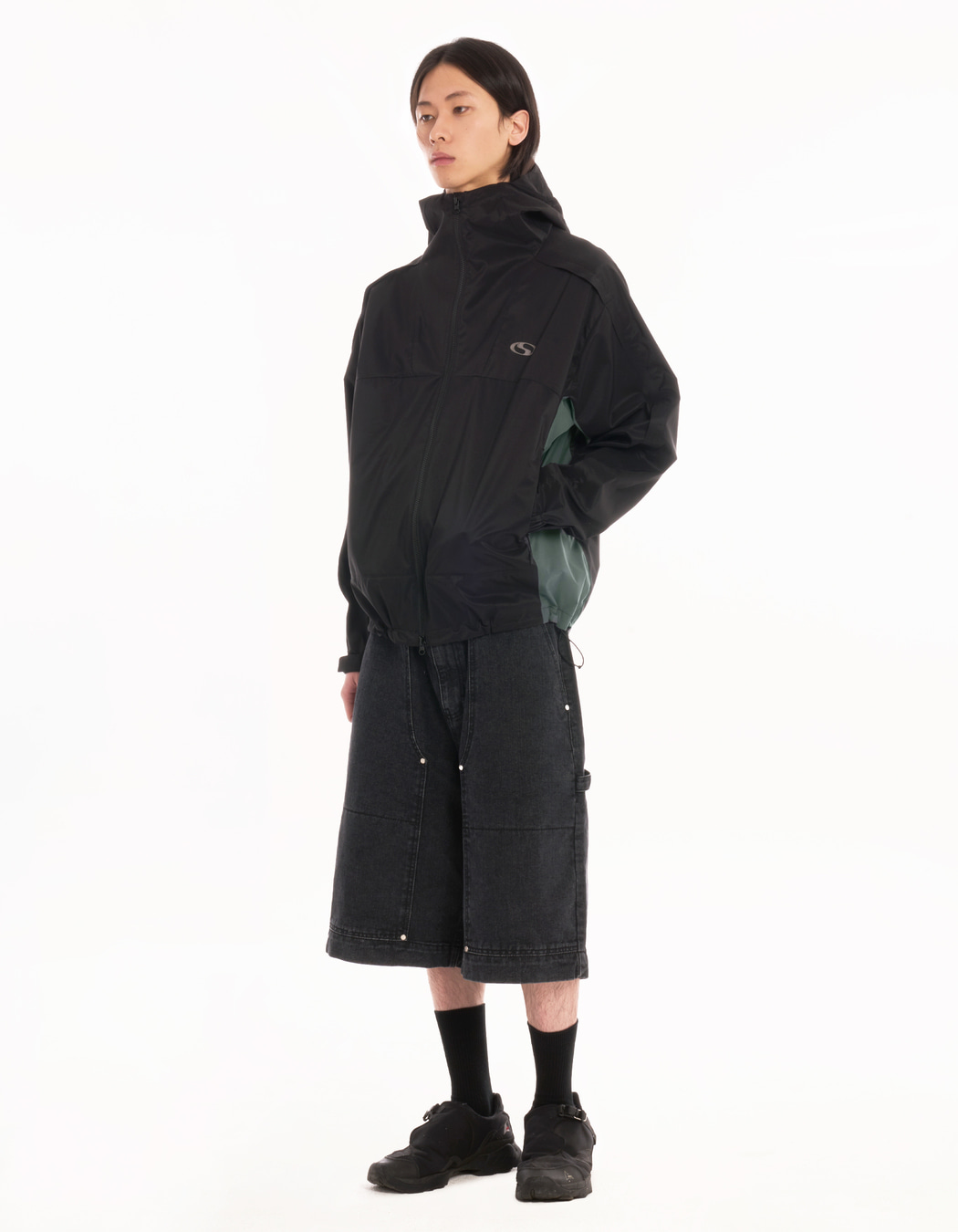 LORES Hard Shell Jacket Black Lores hard shell jacket black