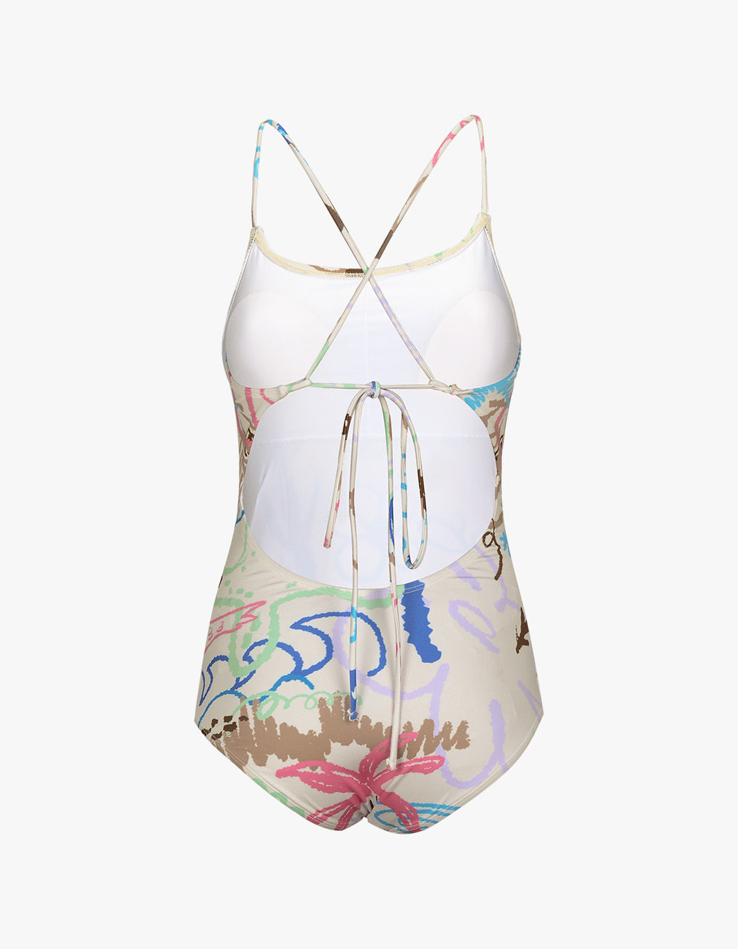 ワンピース水着 PISCESS Doodle Drawing One-Piece Swimsuit 4BFK675 PISCESS Doodle Drawing One-Piece Swimsuit - Ivory