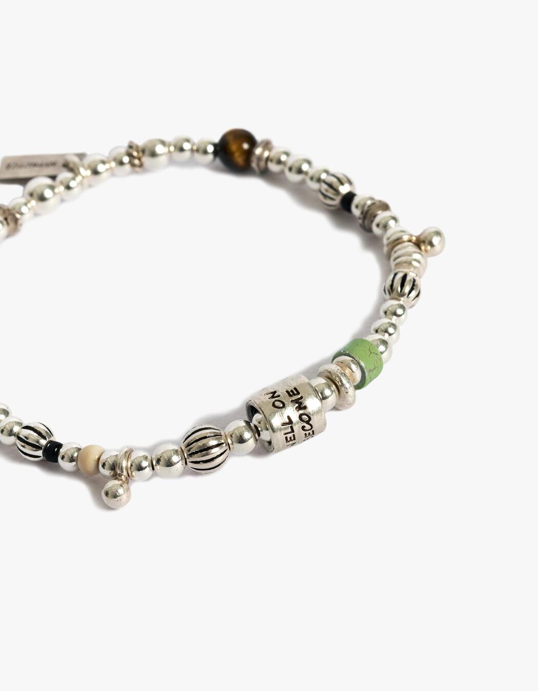 [HYPNOTIZE] LETTERING RING POINT BRACELET ★大人気★ hypnotize Lettering Ring Point Silver Ball Bracelet | 하이츠