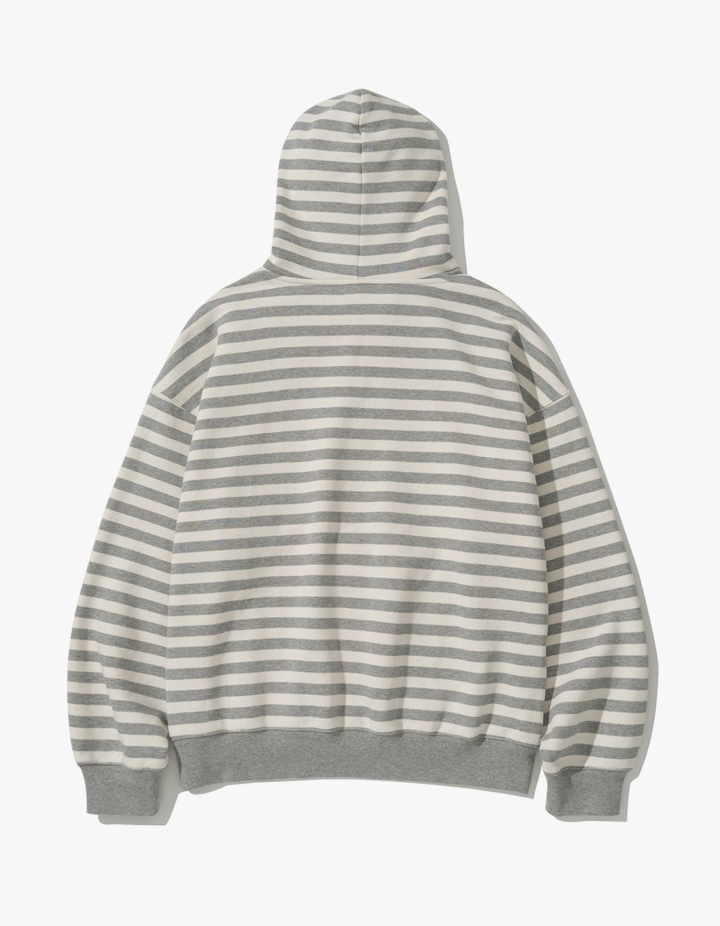 [teket] / ☆ 25SS Front Stripe Hoodie / Melange Gray Front Stripe Hoodie Melange Gray - teket