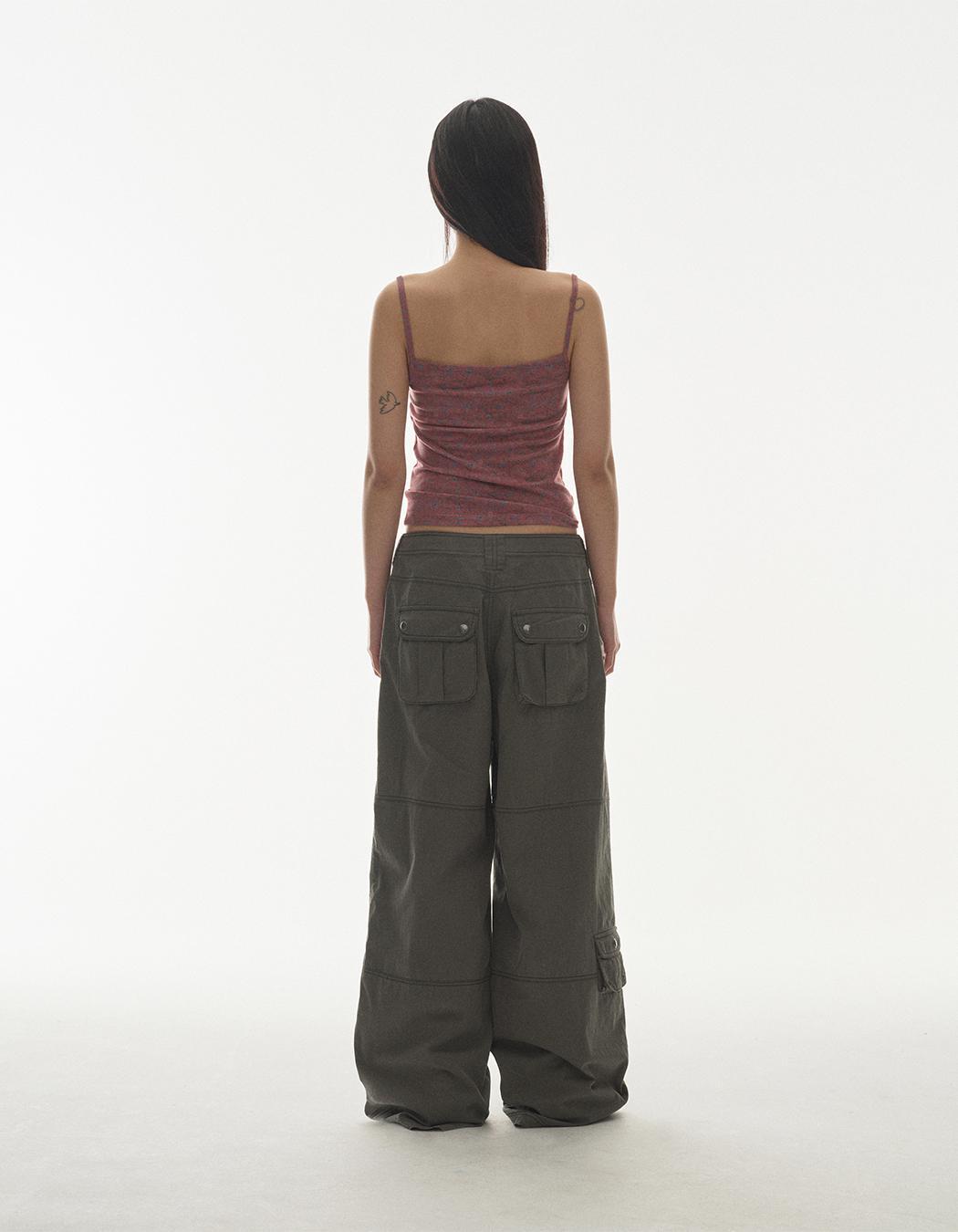 COYSEIO☆SNAP WORK PANTS(2color) Coyseio Snap Work Pants - Khaki | 하이츠스토어