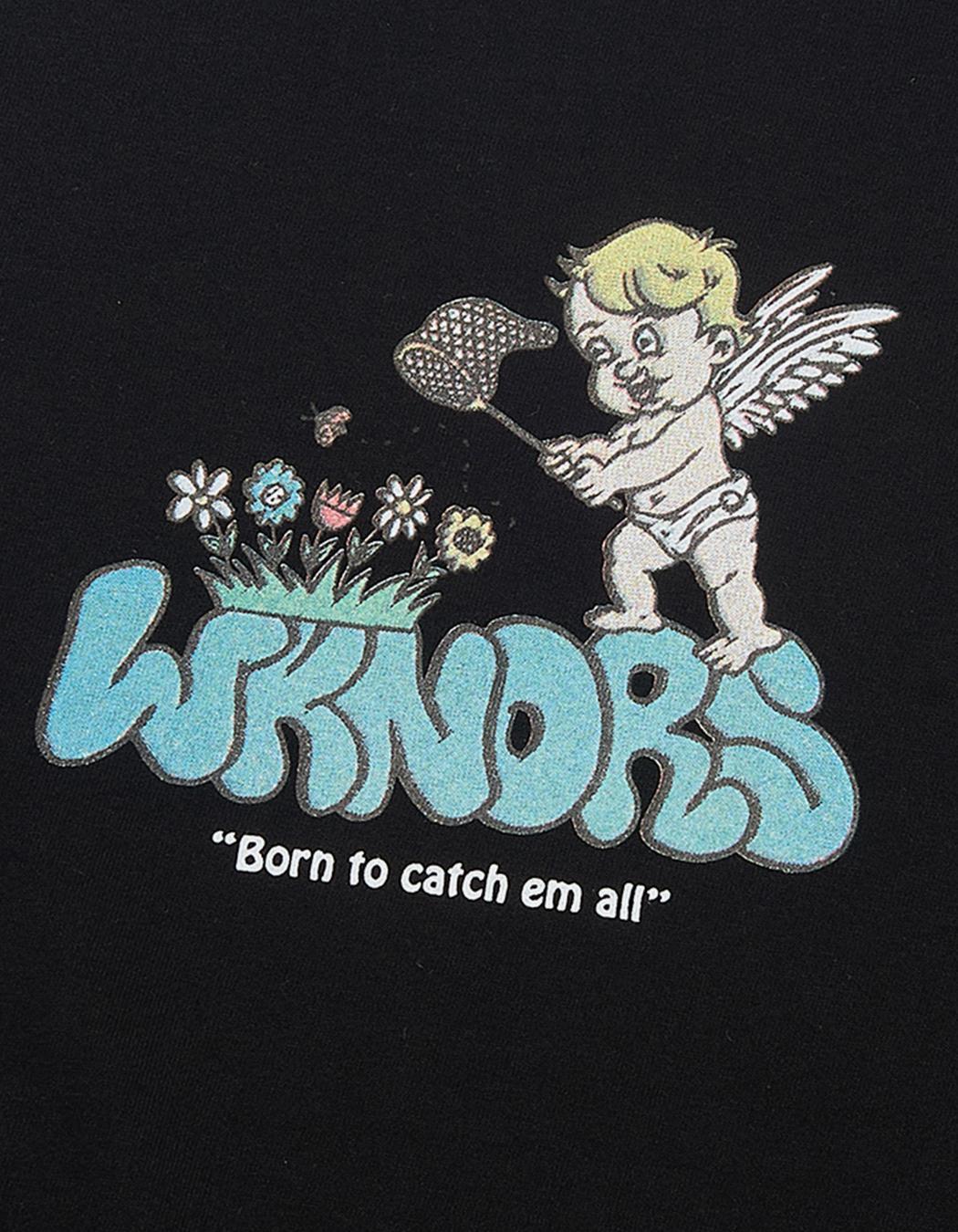 Tシャツ・カットソー WKNDRS CHERUB T-SHIRT 4KH037 MUSINSA公式 | WKNDRS CHERUB T-SHIRT (BLACK)