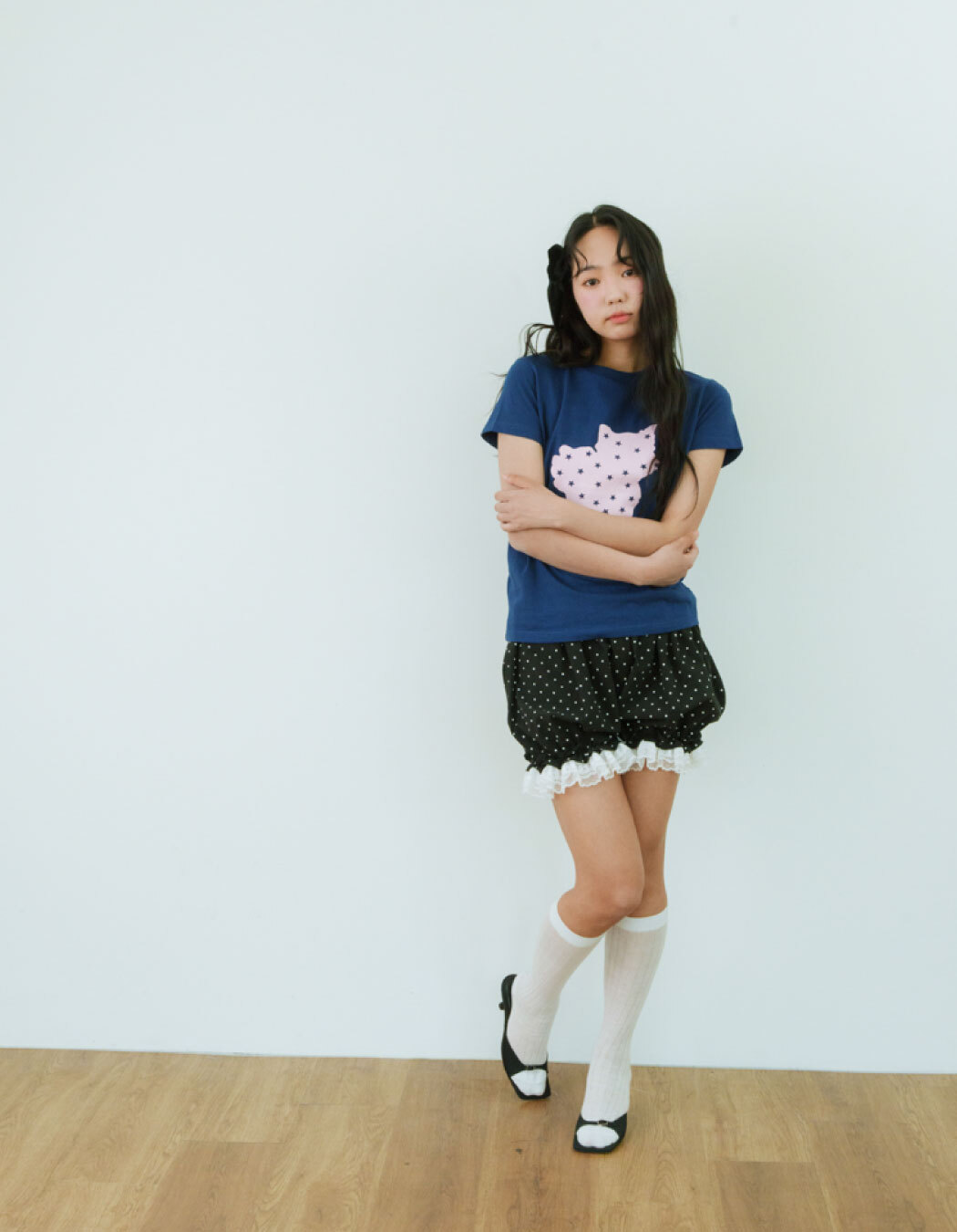 【SHAKIRI】STARLIGHT KIRI TOP SHAKIRI Starlight Kiri Top - Navy | International Store