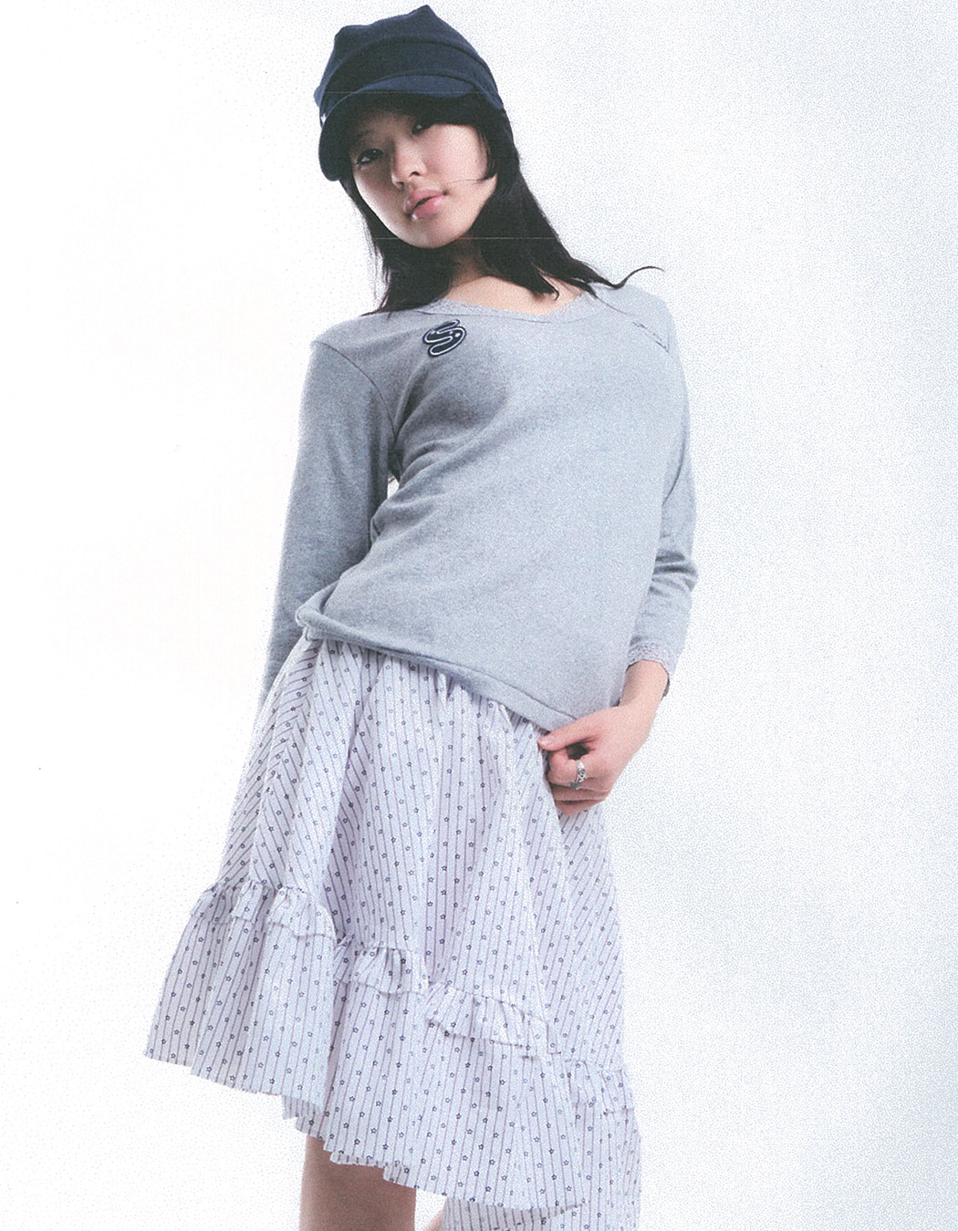 【SHALOM】 BUDDY LACE TOP ♥2COLORS shalom Buddy Lace Top - Gray | International Store