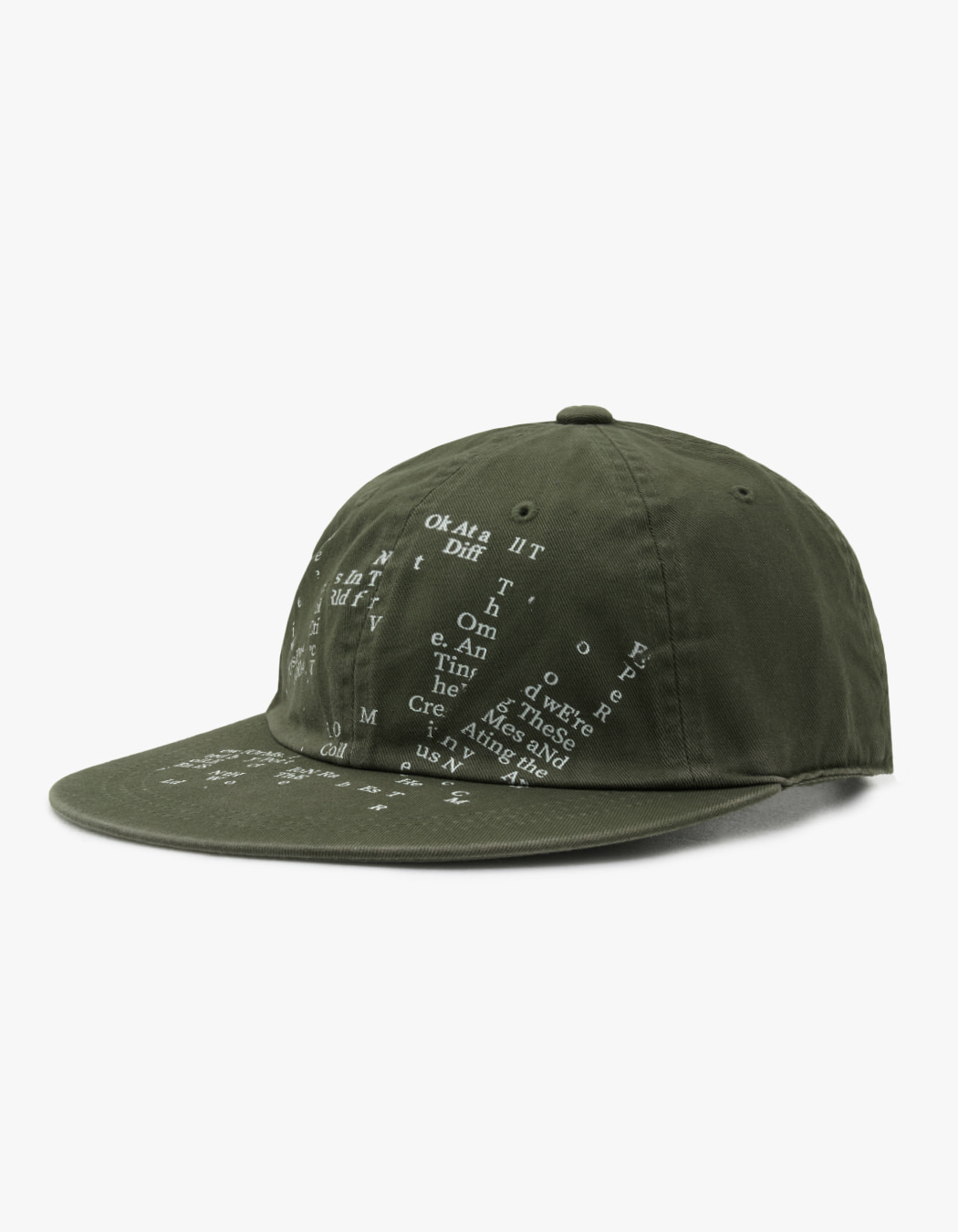 Potcap Preot POT Pot Lettering Cap - Olive | 하이츠스토어