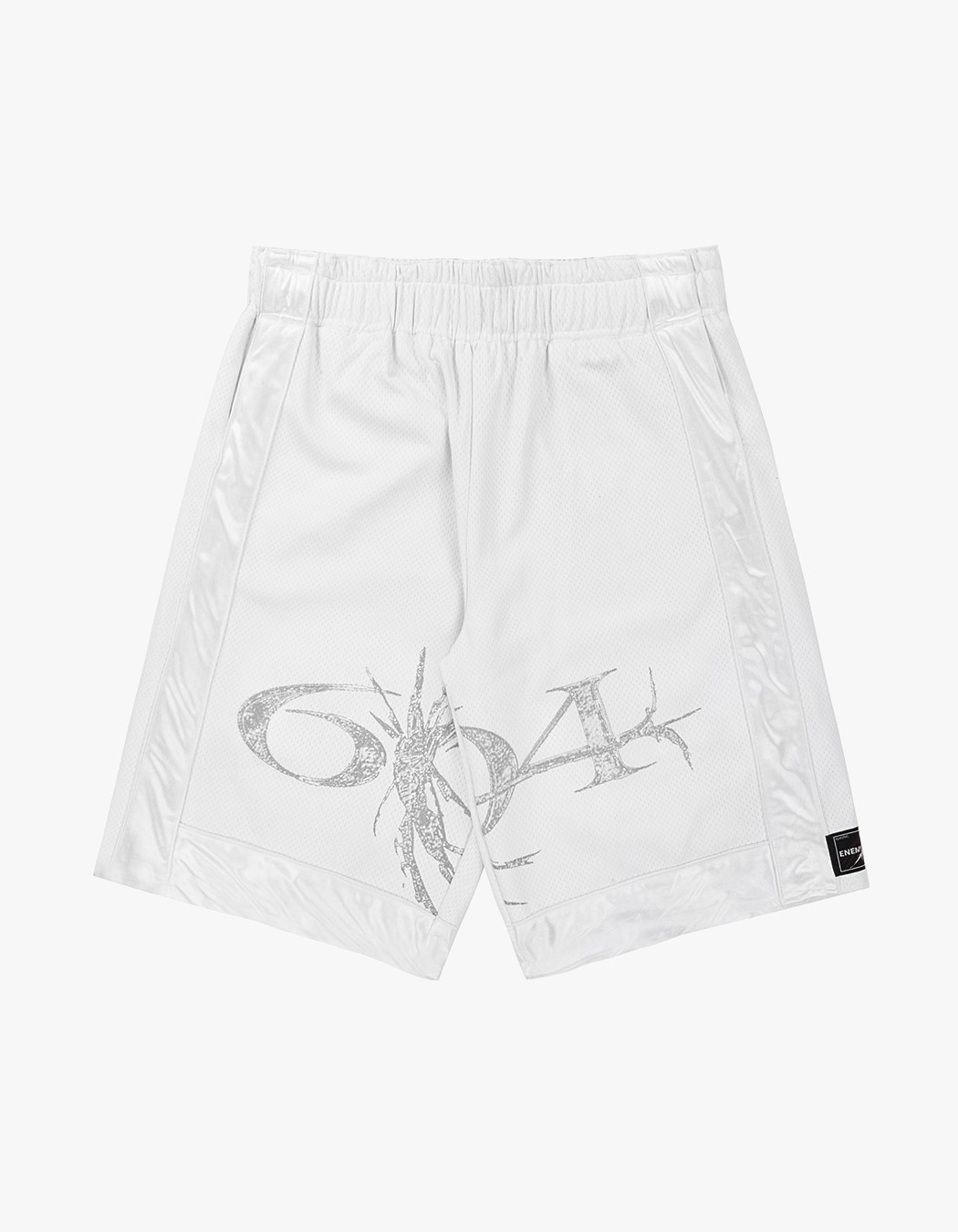 【604service】25ss EOS SPORTY BBAL SPORTS HALF PANTS 604SERVICE Eos Sporty Bball Shorts In White - White