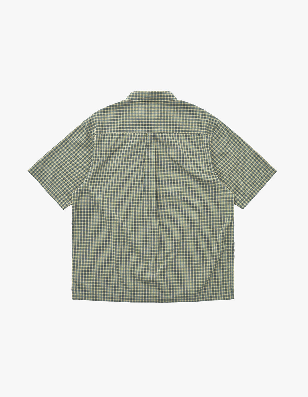 Khakis Border Check S/S Shirt - Forest | 하이츠스토어