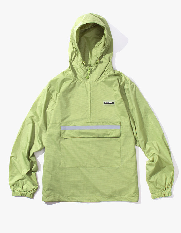 Stussy Contrast Ripstop Anorak - Lime | HEIGHTS. | International Store