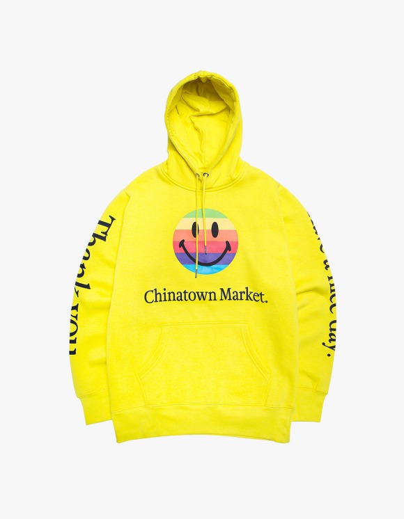 Chinatown Market Smiley Apple Hoodie - Yellow | HEIGHTS | 하이츠 온라인 스토어