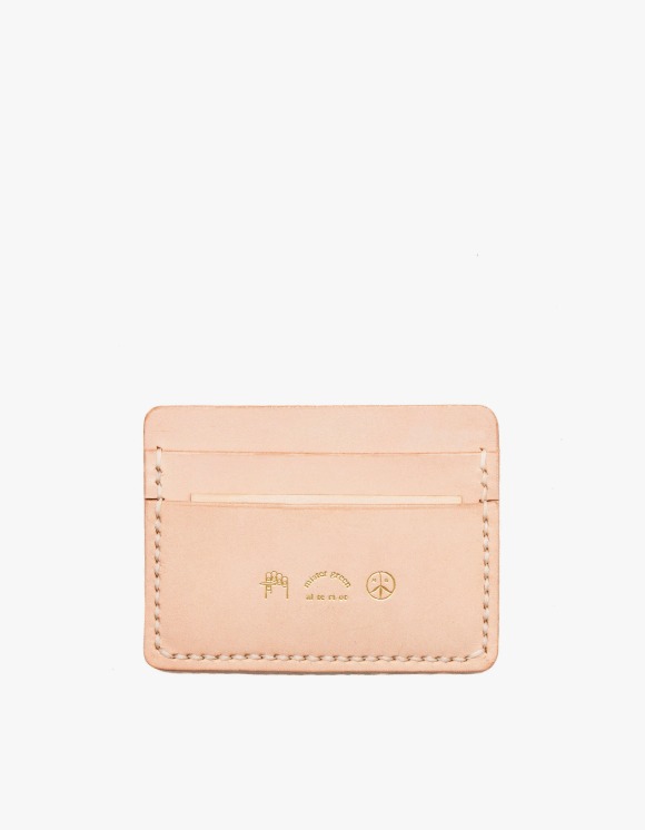 Mister Green Alterior Design For Mister Green Leather Card Case - Natural | HEIGHTS | 하이츠 온라인 스토어