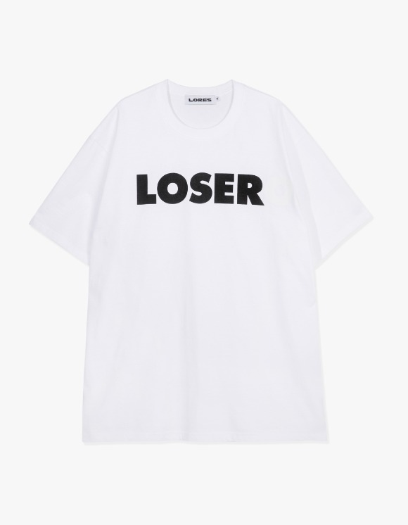 LORES Loser S/S Tee - White | HEIGHTS | 하이츠 온라인 스토어