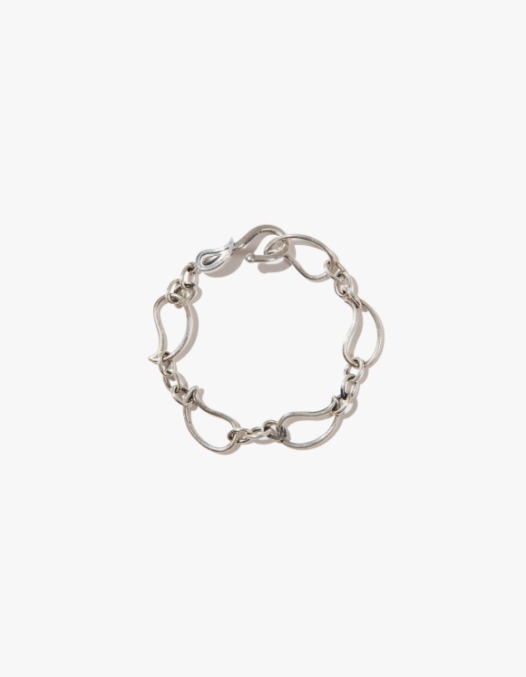 Kruchi lab Line Paisley Bracelet - Silver | HEIGHTS | 하이츠 온라인 스토어