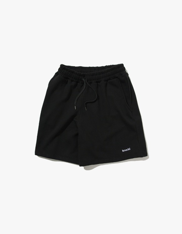 Kruchi lab Sweat Shorts Pants - Black | HEIGHTS | 하이츠 온라인 스토어