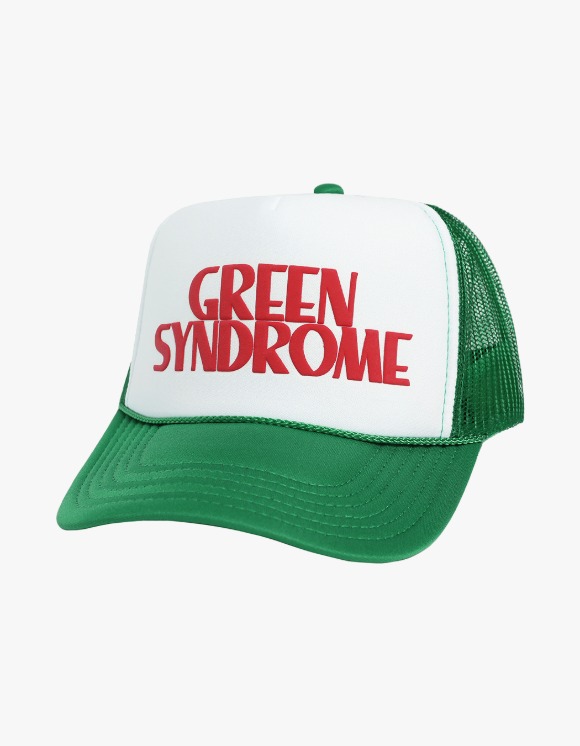 Green Syndrome Big Logo Trucker Cap - Green | HEIGHTS. | International Store