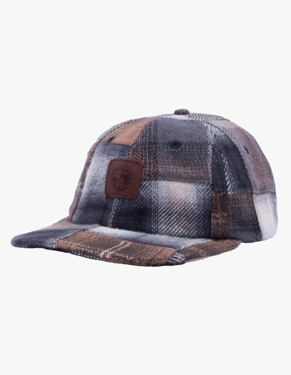 Fucking Awesome Patchwork Plaid Hat - Brown | HEIGHTS | 하이츠 온라인 스토어