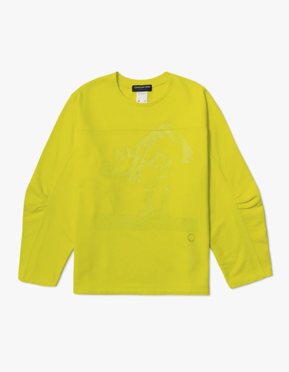 Cost Per Kilo Hammer Man Round Sweat Shirts - Lemon | HEIGHTS. | International Store