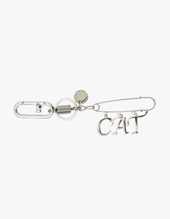 JOEGUSH Safety Pin Key-Ring &quot;Cat&quot; - Silver | HEIGHTS | 하이츠 온라인 스토어