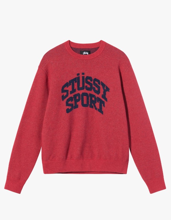 Stussy Stussy Sport Sweater - Red | HEIGHTS. | International Store