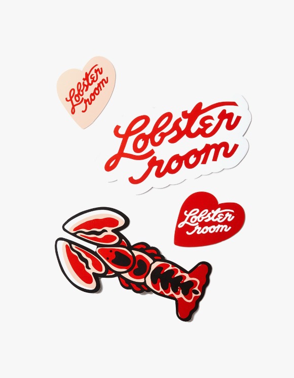 Lobster Room Pot Sticker Pack - Red/Pink | HEIGHTS | 하이츠 온라인 스토어