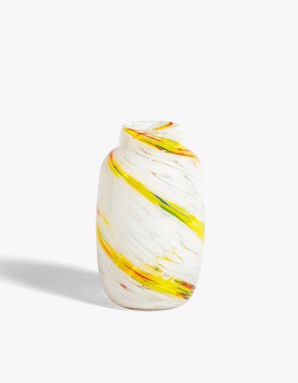 HAY Splash Vase Round M - Lemon Swirl | HEIGHTS | 하이츠 온라인 스토어