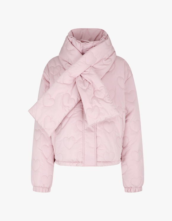 Margarin Fingers Heart Quilted Padding - Light Pink | HEIGHTS | 하이츠 온라인 스토어